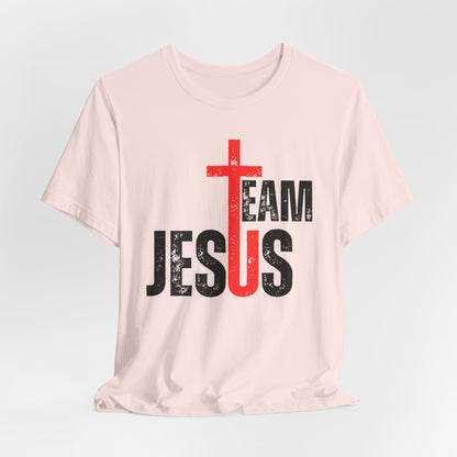 Team Jesus Front - Unisex Jersey Short Sleeve Tee