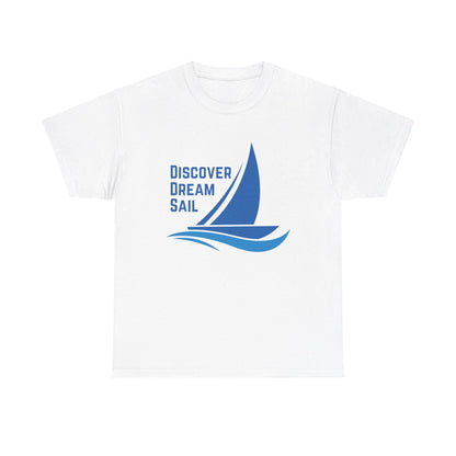 Discover Dream Sail - Unisex Heavy Cotton Tee