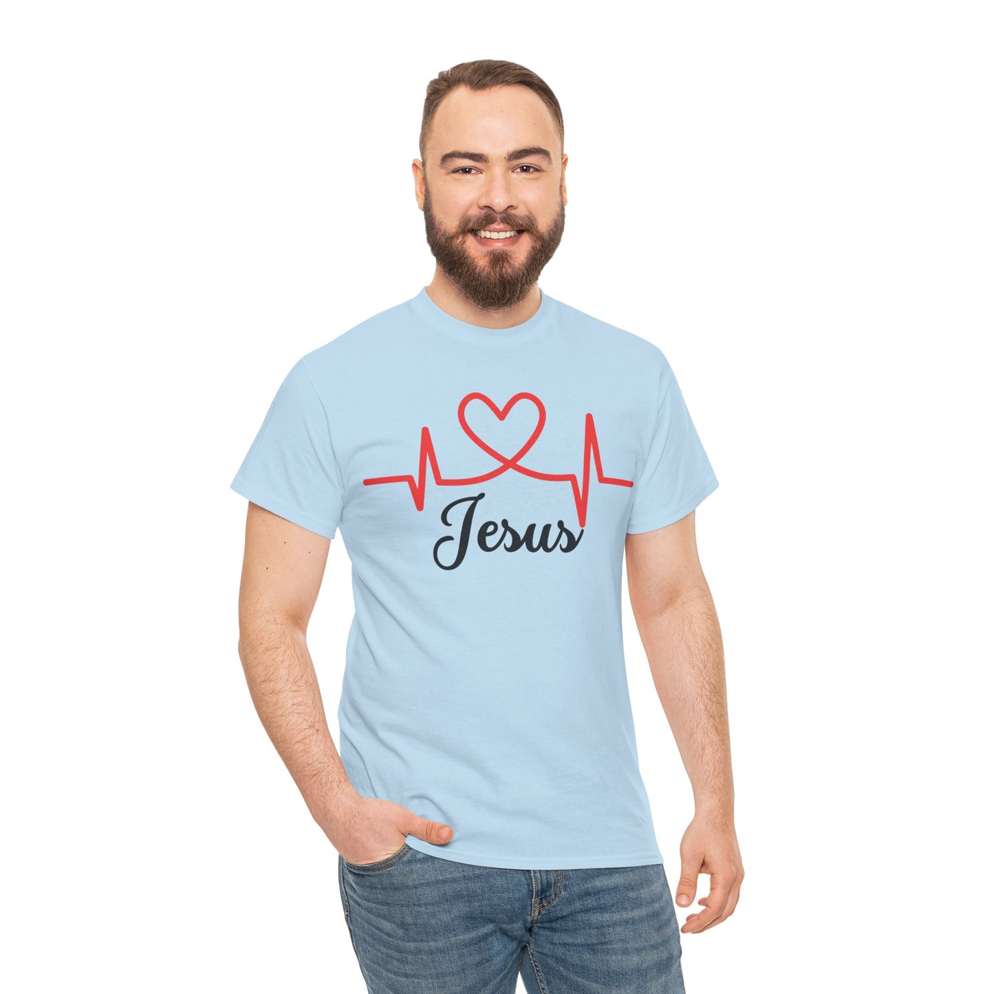 Jesus Hearth - Unisex Heavy Cotton Tee