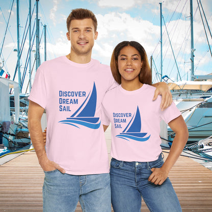 Discover Dream Sail - Unisex Heavy Cotton Tee