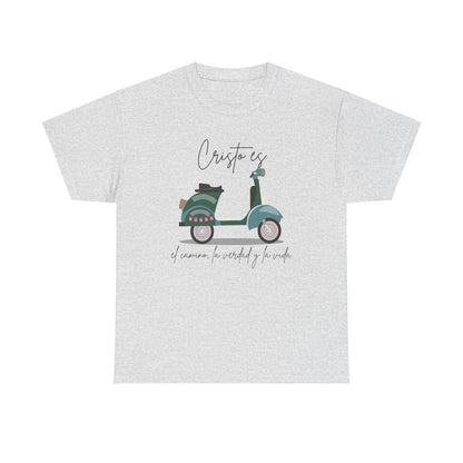 Cristo es - PR Flag Spanish - Unisex Heavy Cotton Tee