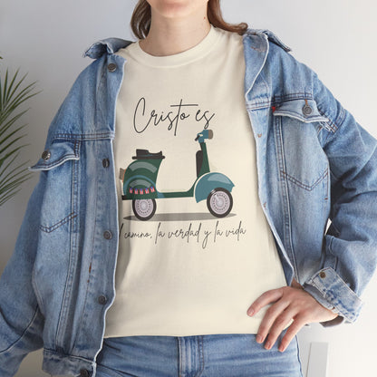 Cristo es - PR Flag Spanish - Unisex Heavy Cotton Tee