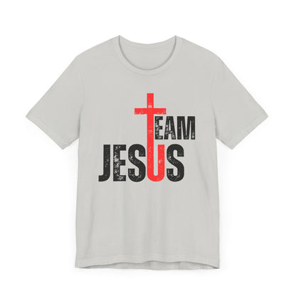 Team Jesus Front - Unisex Jersey Short Sleeve Tee