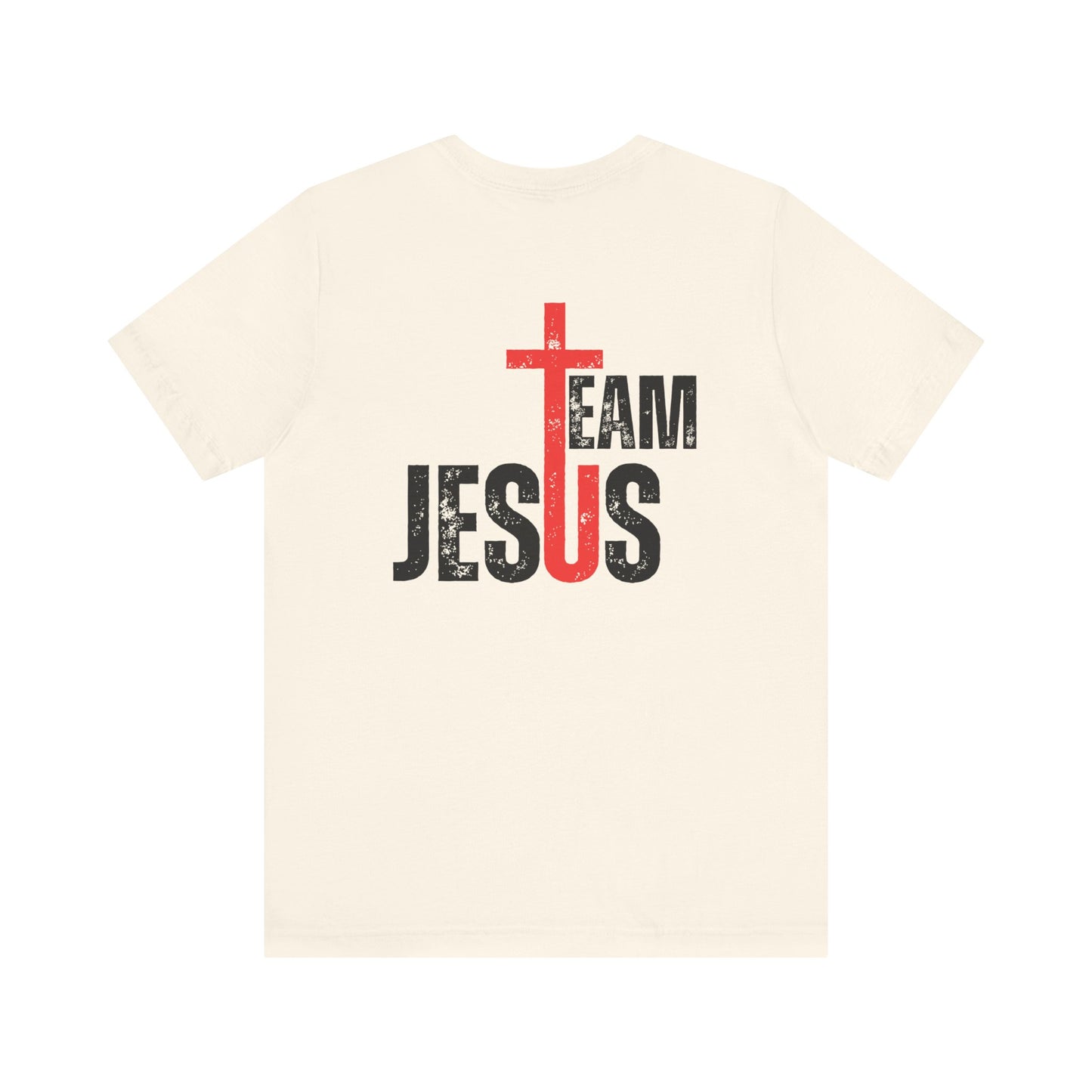 Team Jesus - Front Back - Unisex Jersey Short Sleeve Tee