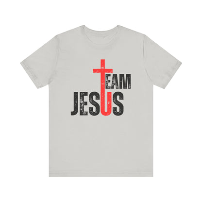 Team Jesus Front - Unisex Jersey Short Sleeve Tee