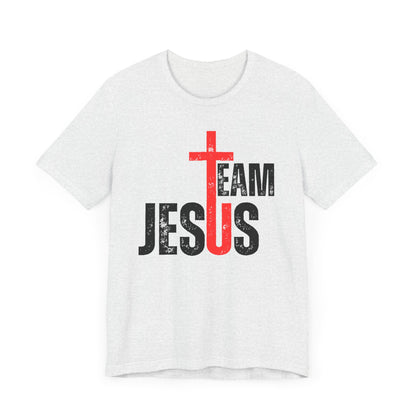 Team Jesus Front - Unisex Jersey Short Sleeve Tee