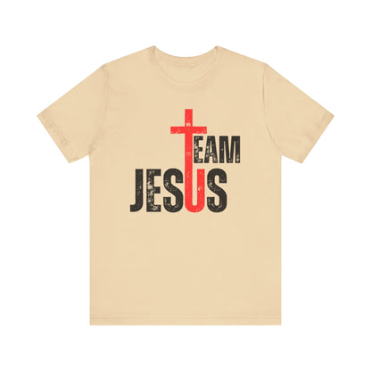Team Jesus Front - Unisex Jersey Short Sleeve Tee