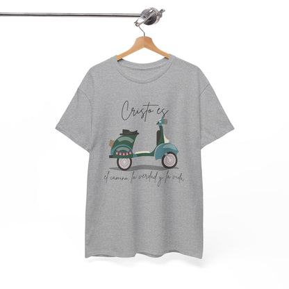 Cristo es - PR Flag Spanish - Unisex Heavy Cotton Tee