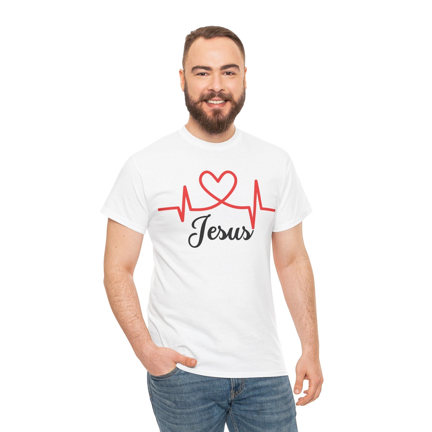 Jesus Hearth - Unisex Heavy Cotton Tee
