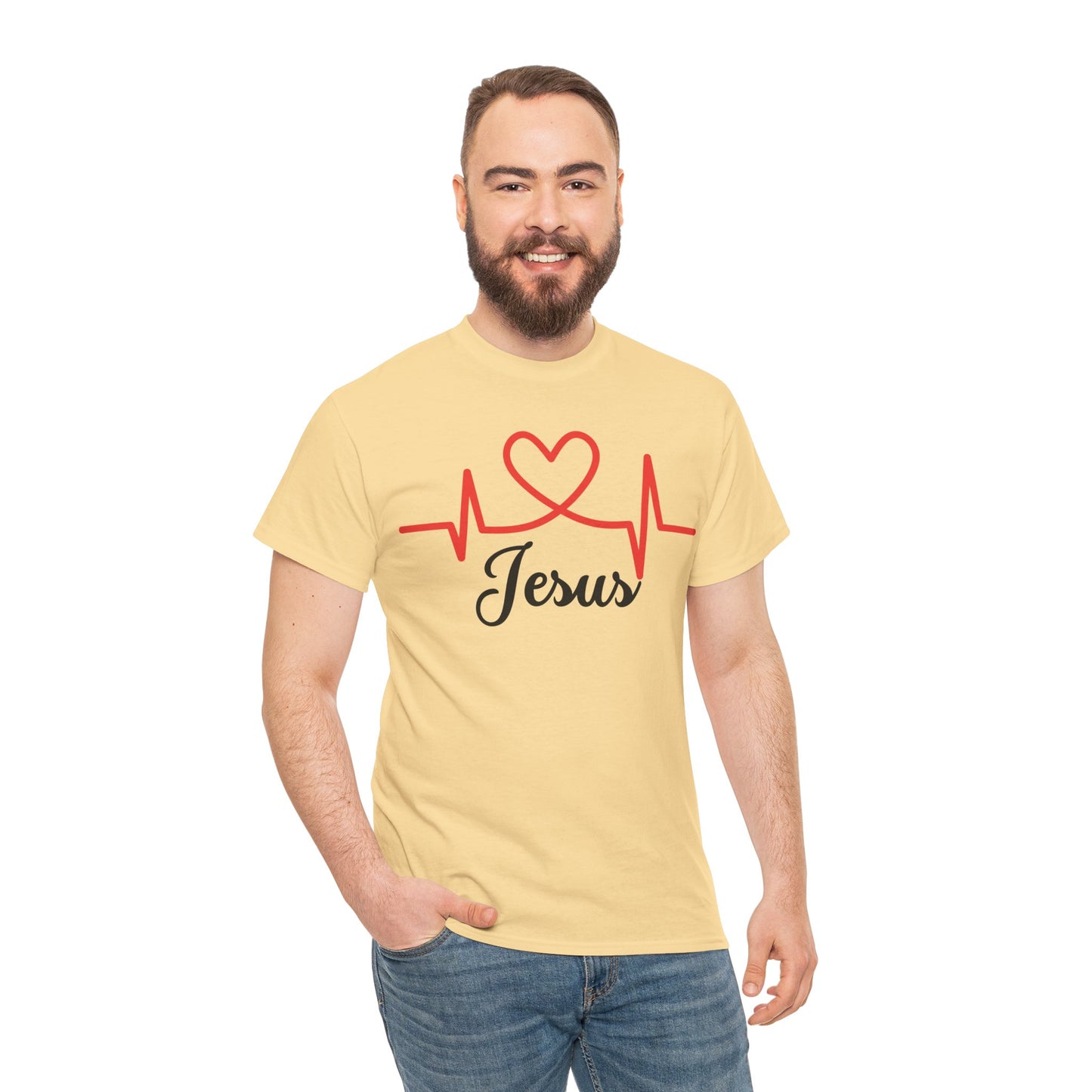 Jesus Hearth - Unisex Heavy Cotton Tee