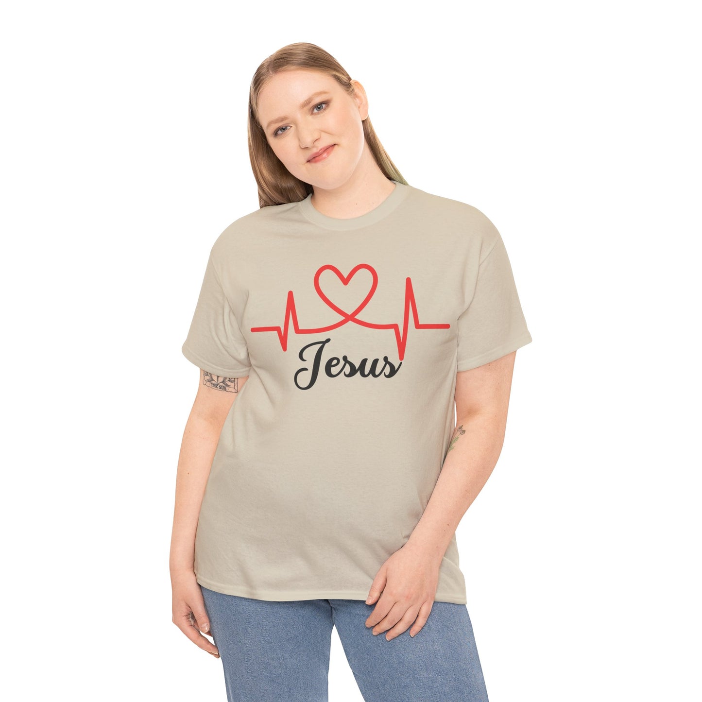 Jesus Hearth - Unisex Heavy Cotton Tee