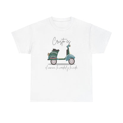 Cristo es - PR Flag Spanish - Unisex Heavy Cotton Tee