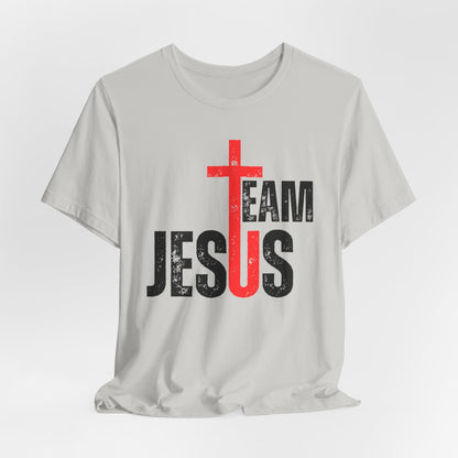 Team Jesus Front - Unisex Jersey Short Sleeve Tee