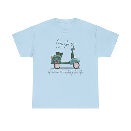 Cristo es - PR Flag Spanish - Unisex Heavy Cotton Tee