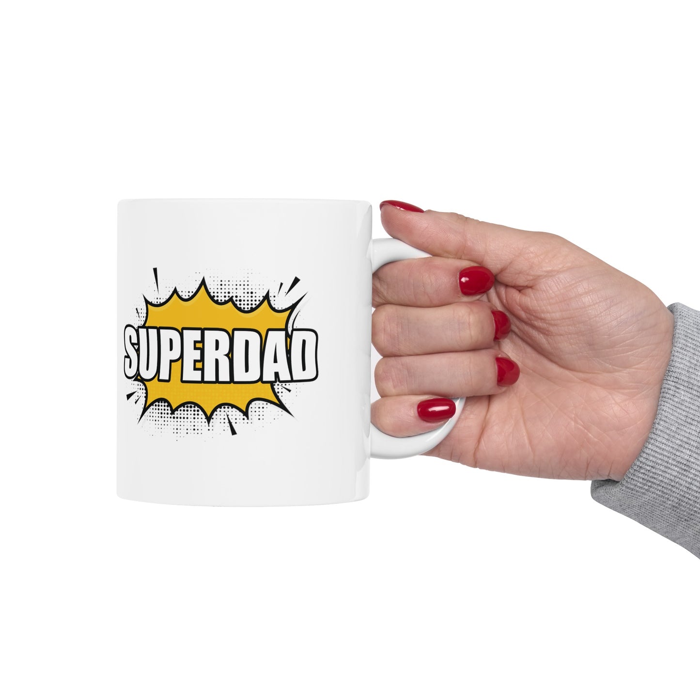 Superdad - Ceramic Mug, (11oz)