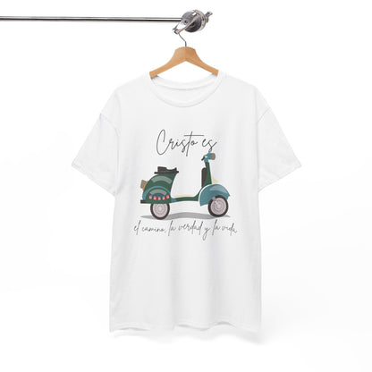 Cristo es - PR Flag Spanish - Unisex Heavy Cotton Tee