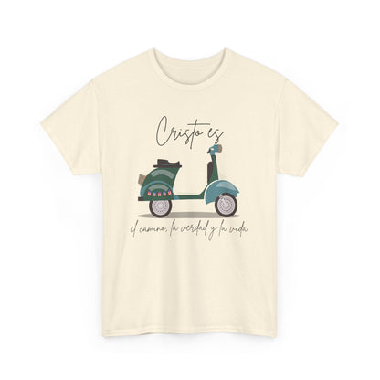 Cristo es - PR Flag Spanish - Unisex Heavy Cotton Tee