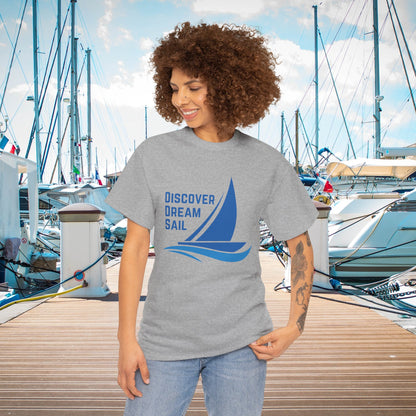 Discover Dream Sail - Unisex Heavy Cotton Tee