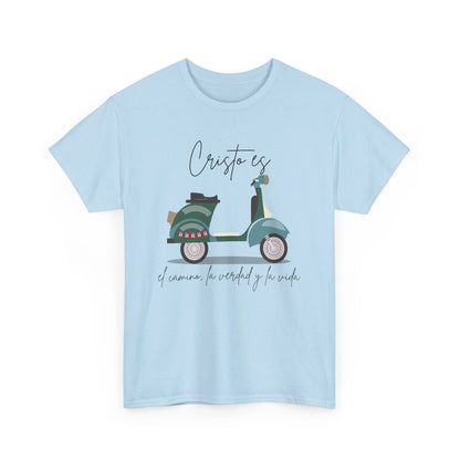 Cristo es - PR Flag Spanish - Unisex Heavy Cotton Tee