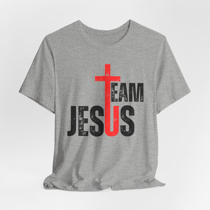 Team Jesus Front - Unisex Jersey Short Sleeve Tee