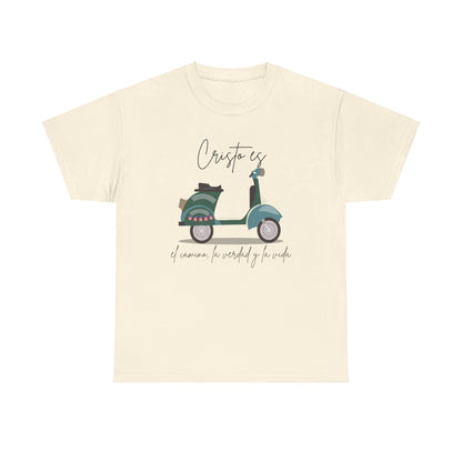 Cristo es - PR Flag Spanish - Unisex Heavy Cotton Tee