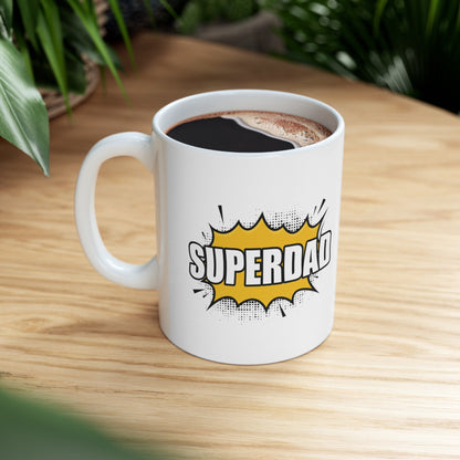 Superdad - Ceramic Mug, (11oz)