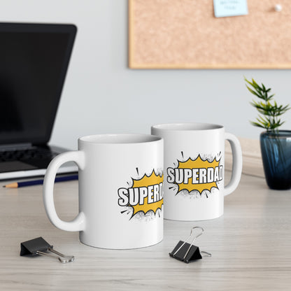 Superdad - Ceramic Mug, (11oz)