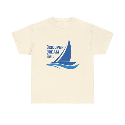 Discover Dream Sail - Unisex Heavy Cotton Tee