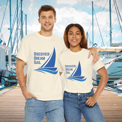 Discover Dream Sail - Unisex Heavy Cotton Tee